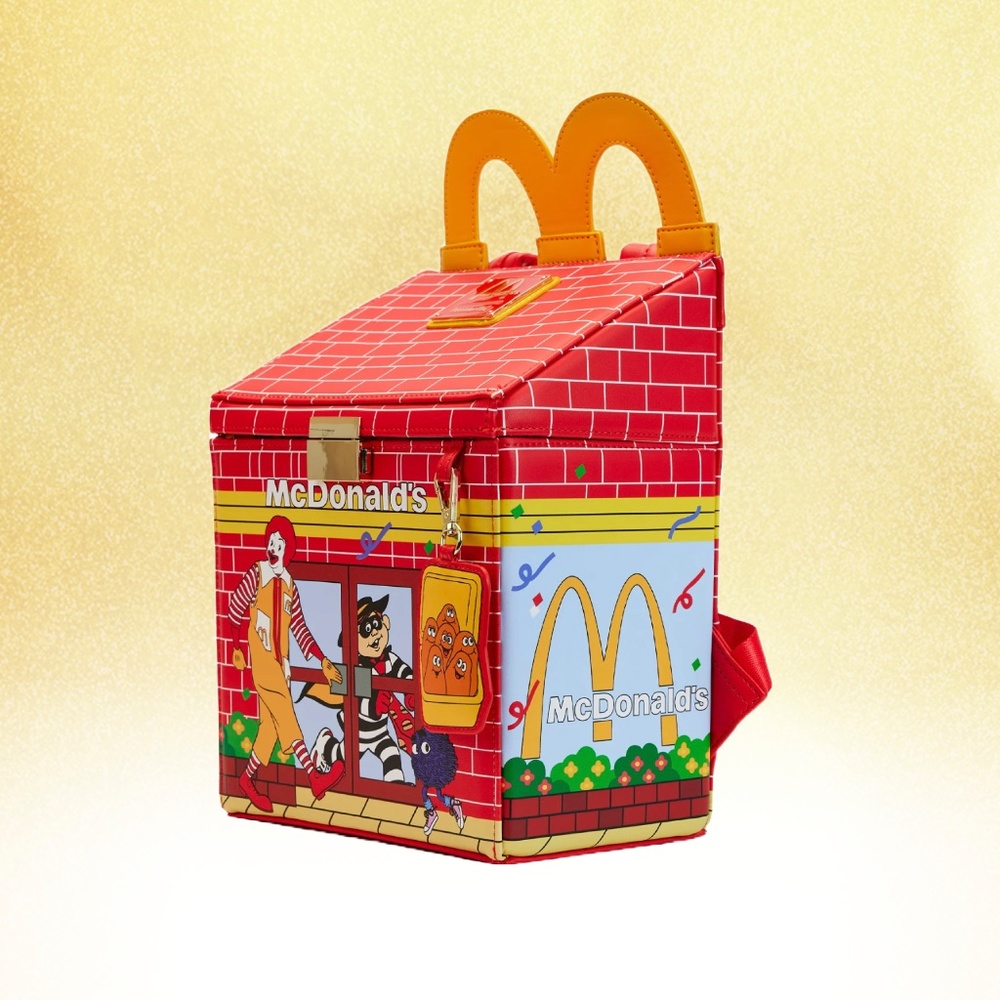 Loungefly McDonalds Happy Meal Mini Backpack and Wallet - Picture 3 of 9